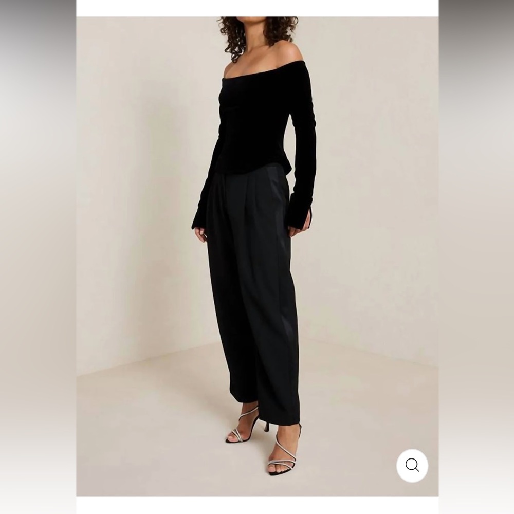 ALC velvet off shoulder top 10 NWT